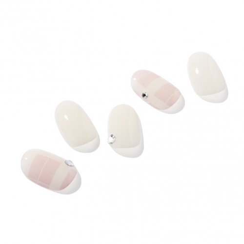 UUUUU UUUUU Chiffon Check Gel Nail