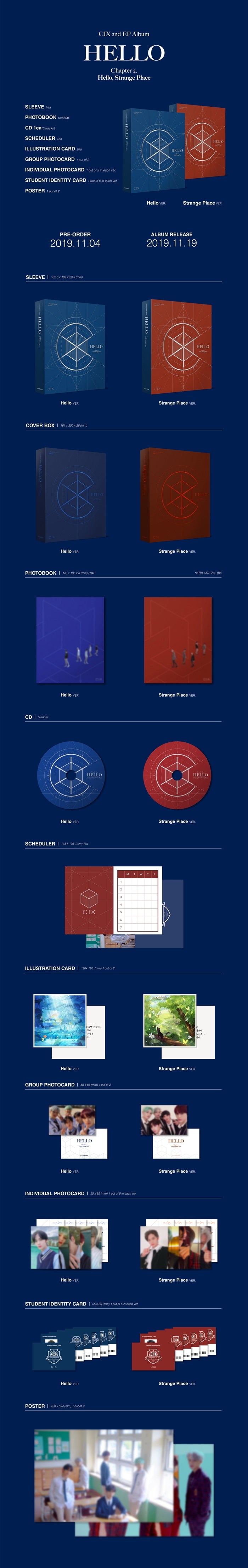 CIX - HELLO CHAPTER 2. [HELLO, STRANGE PLACE] detail 3