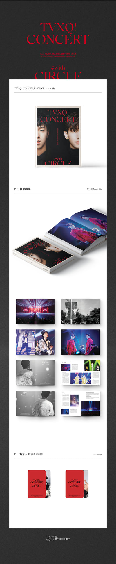 TVXQ! - TVXQ! CONCERT -CIRCLE- #with Concert Photobook