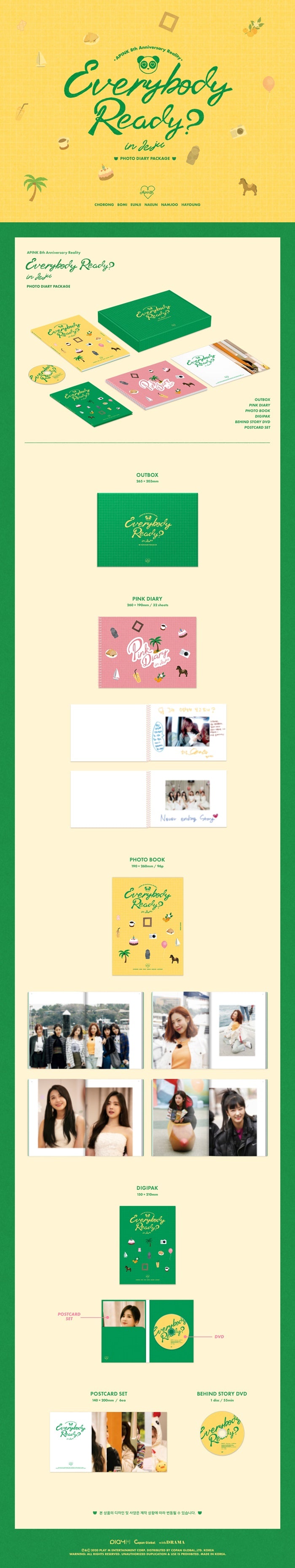 Apink - EVERYBODY READY? / Photo Diary Package detail 1