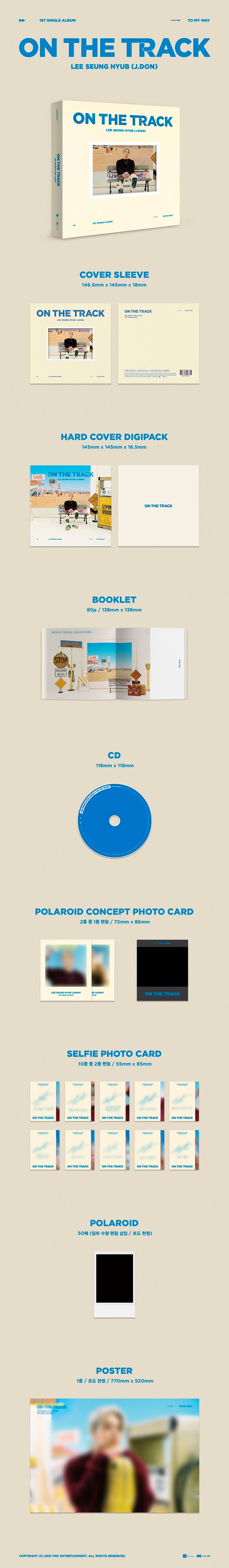 J.DON - ON THE TRACK / 1st Single Album detail 3