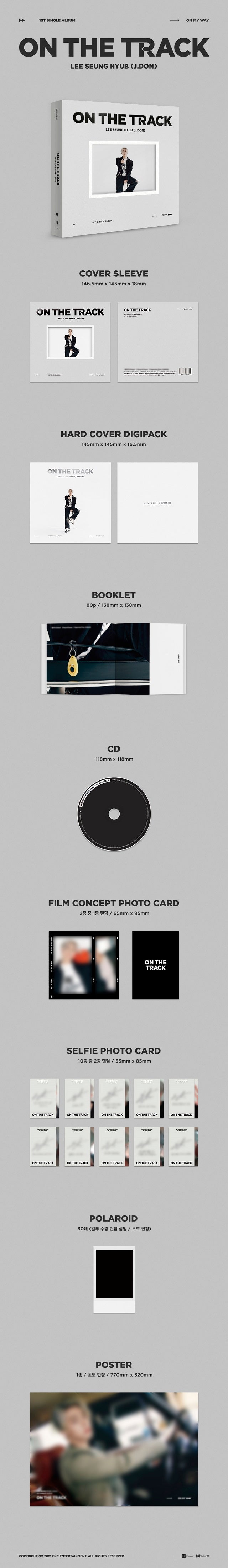 J.DON - ON THE TRACK / 1st Single Album detail 4