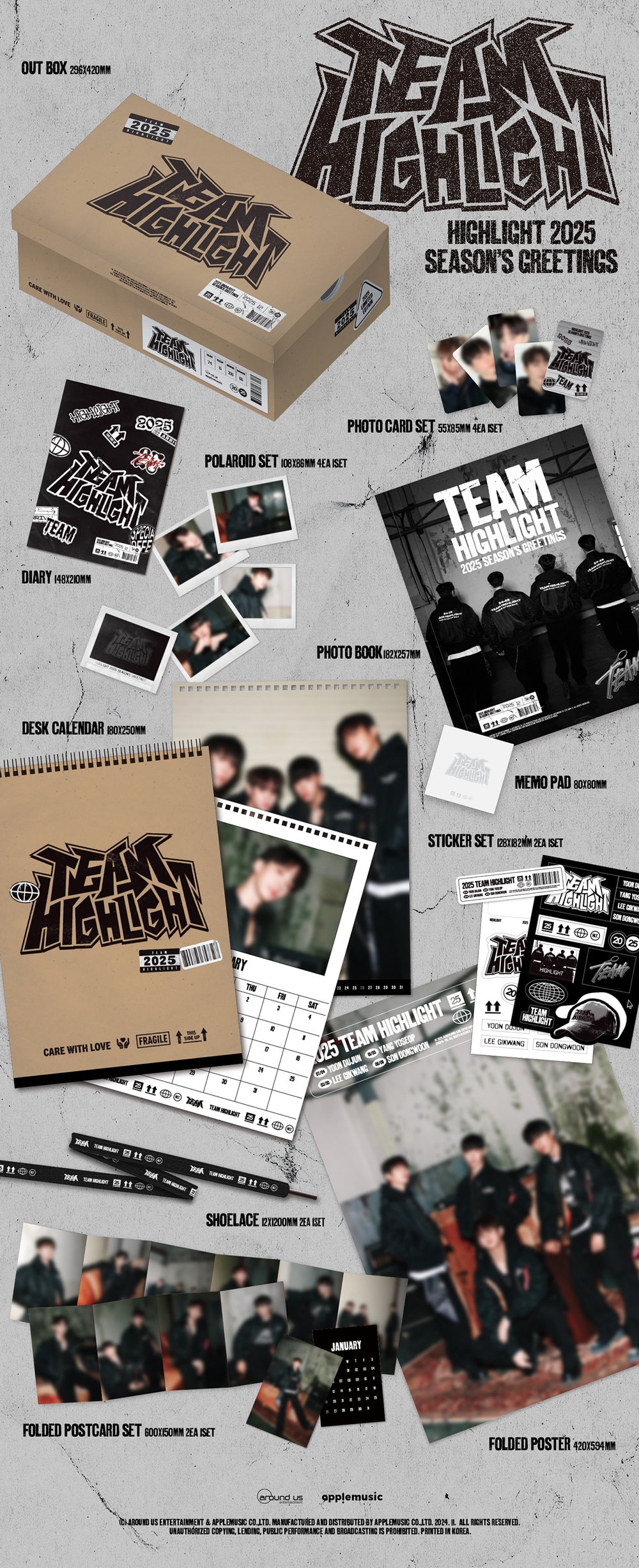 Highlight - 2025 Season's Greetings (TEAM Ver.) detail 3