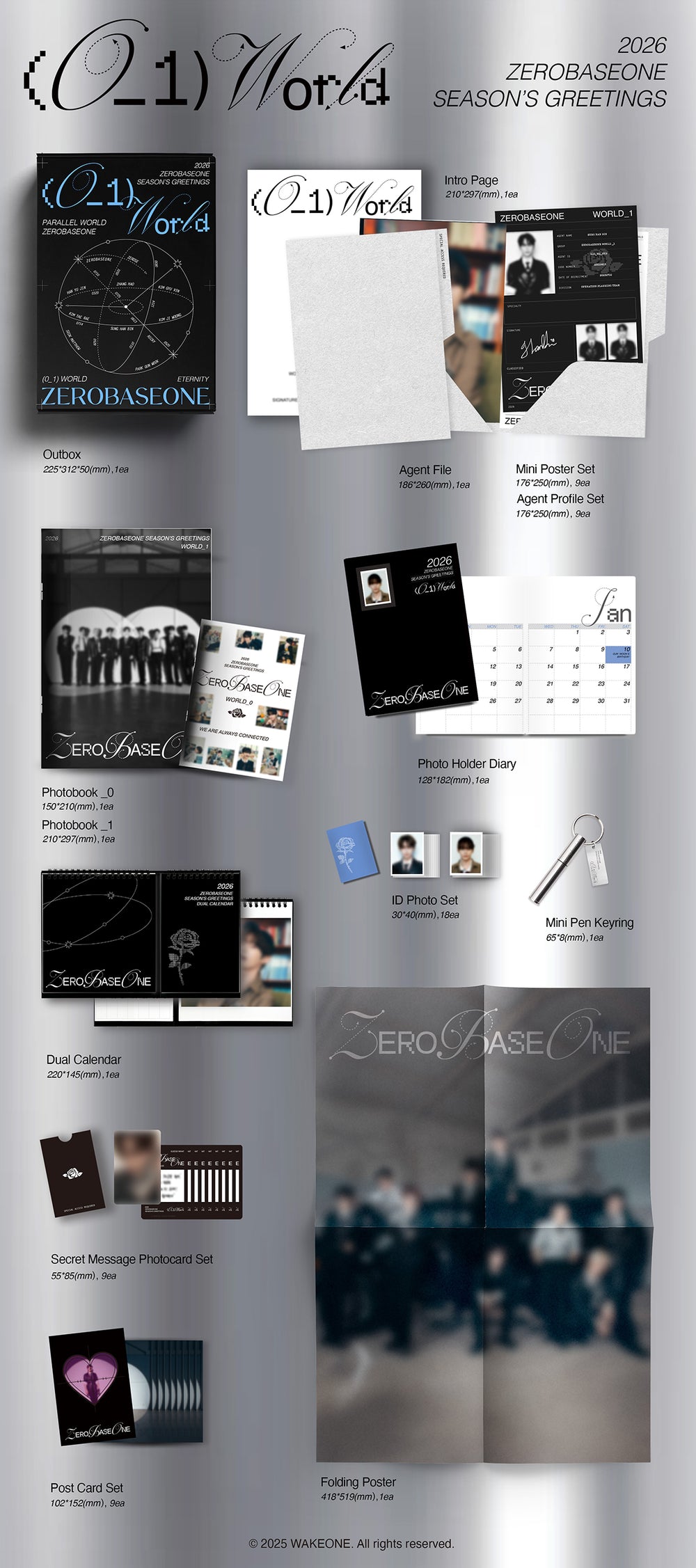 ZEROBASEONE - 2026 Season's Greetings [(0_1) World] detail 4