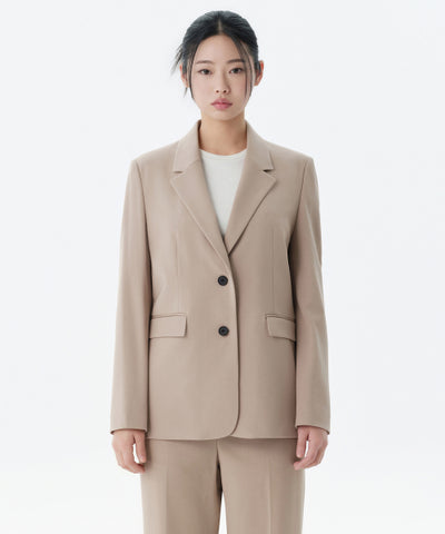 MUSINSA STANDARD WOMAN Women's Basic Blazer Beige