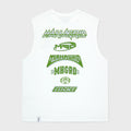 mahagrid MULTI LOGO SLEEVLESS WHITE(MG2FMMT542A)