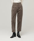 MUSINSA STANDARD WOMAN MUSINSA STANDARD WOMAN Women's Tapered Corduroy Pants Khaki Brown