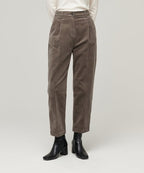 MUSINSA STANDARD WOMAN MUSINSA STANDARD WOMAN Women's Tapered Corduroy Pants Khaki Brown