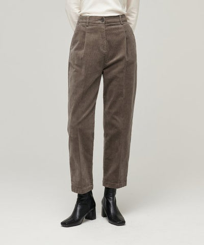MUSINSA STANDARD WOMAN Women's Tapered Corduroy Pants Khaki Brown