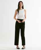 MUSINSA STANDARD WOMAN MUSINSA STANDARD WOMAN Women's Tapered Chino Pants Black