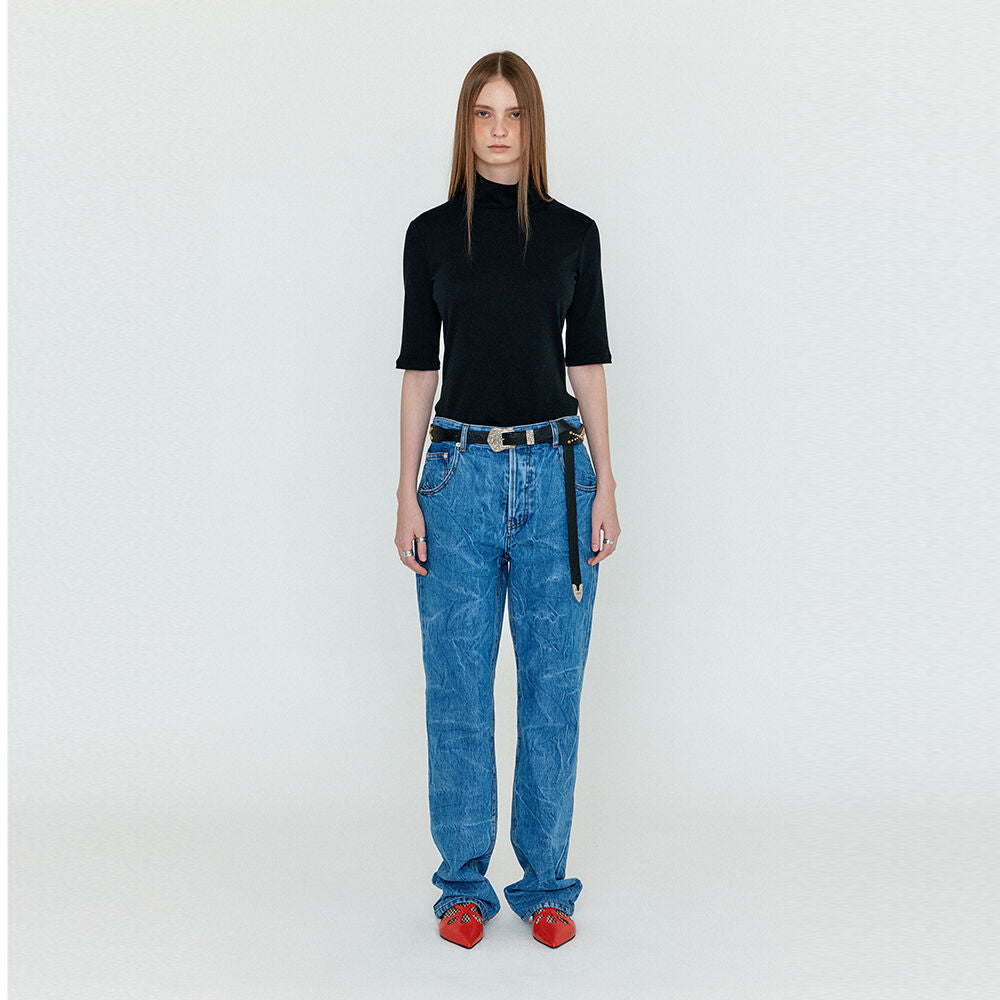 EENK WENIM Classic Denim Pants - Denim Blue
