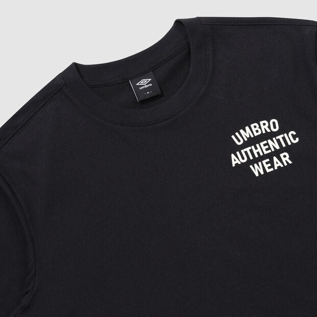 UMBRO Flock graphic short sleeve t-shirt black (UQ323CRS82)