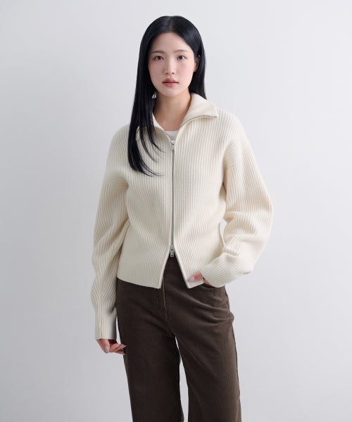 MUSINSA STANDARD WOMAN MUSINSA STANDARD WOMAN Women's Knitwear Zip-up