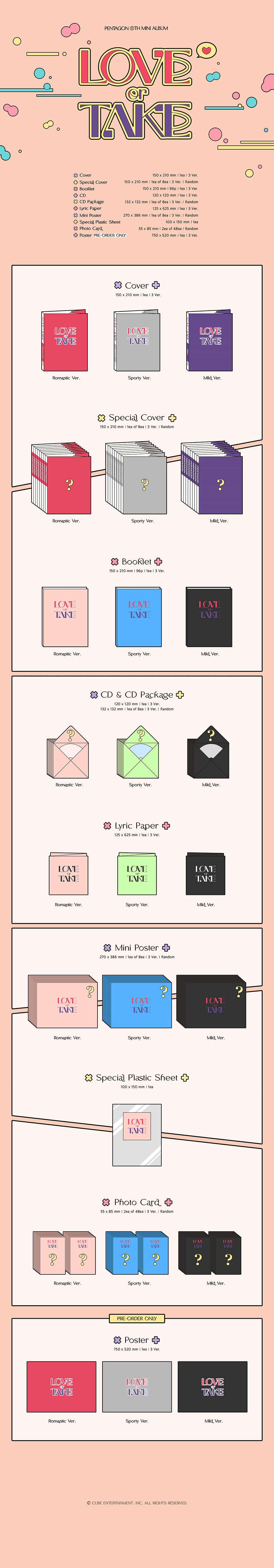 PENTAGON - LOVE or TAKE / 11th Mini Album detail 3