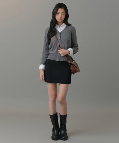 MUSINSA STANDARD WOMAN Women's Basic Mini Skirt [Black]
