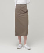 MUSINSA STANDARD WOMAN MUSINSA STANDARD WOMAN High Waist Long Skirt Dusty Beige