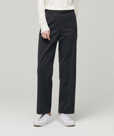MUSINSA STANDARD WOMAN Slacks Charcoal Gray