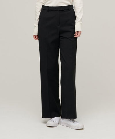 MUSINSA STANDARD WOMAN Slacks Warm Black