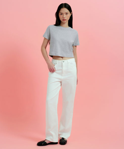 MUSINSA STANDARD WOMAN MUSINSA STANDARD WOMAN Women's Denim Pants (White)