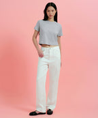 MUSINSA STANDARD WOMAN MUSINSA STANDARD WOMAN Women's Denim Pants (White)