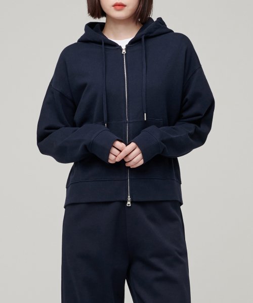 MUSINSA STANDARD WOMAN MUSINSA STANDARD WOMAN Hoodie Navy