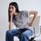 WAVE UNION Toward T-shirt Heather dark gray