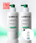 LABO H Scalp strengthening shampoo 400ml 2 packs + free gift to solve the problem of hair loss