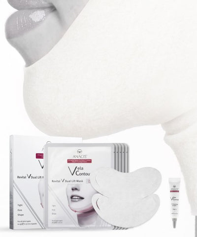 VELACONTOUR Anasys Double Chin Neck Wrinkle Lifting Pack + Cream