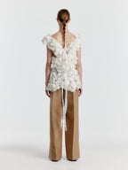 EENK YILONA Side-slit Pants - Beige