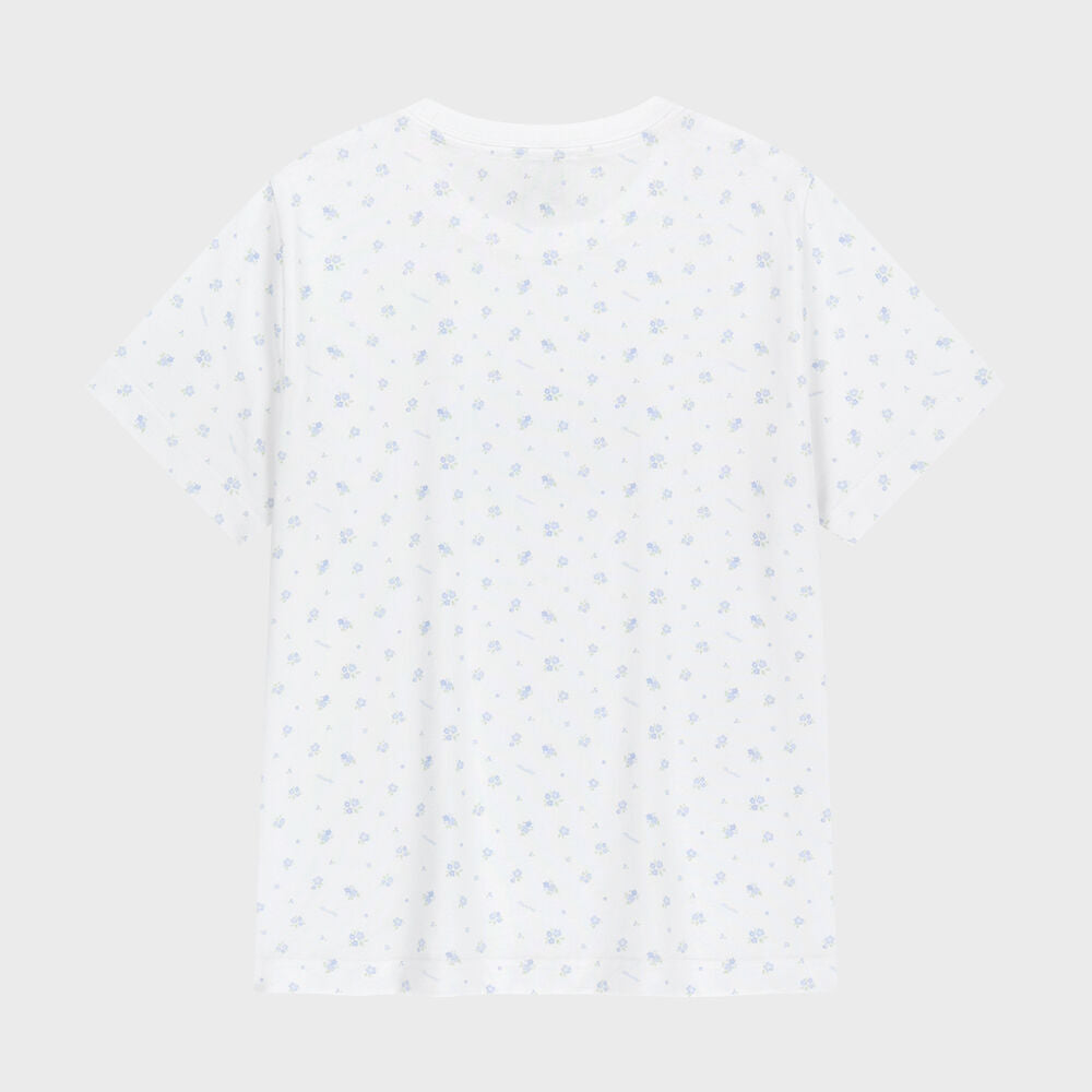 MARITHÉ+FRANҪOIS GIRBAUD W CLASSIC LOGO TEE flower