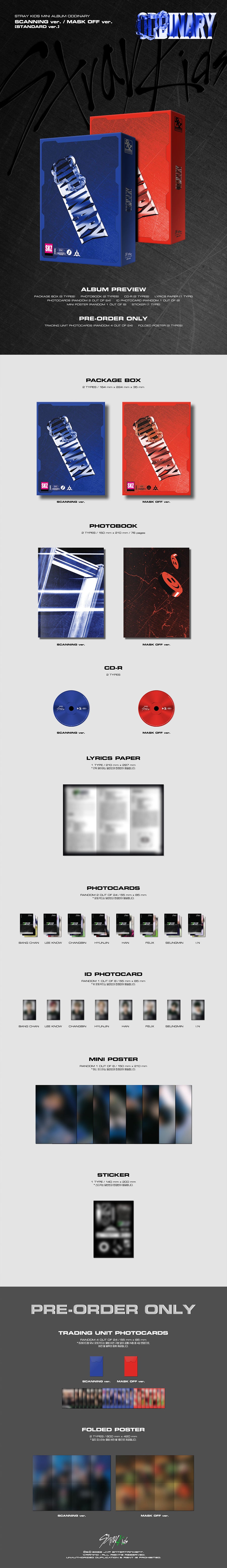 Strays Add Stray Kids - ODDINARY / Mini Album (Standard Edition) – Seoul Selects