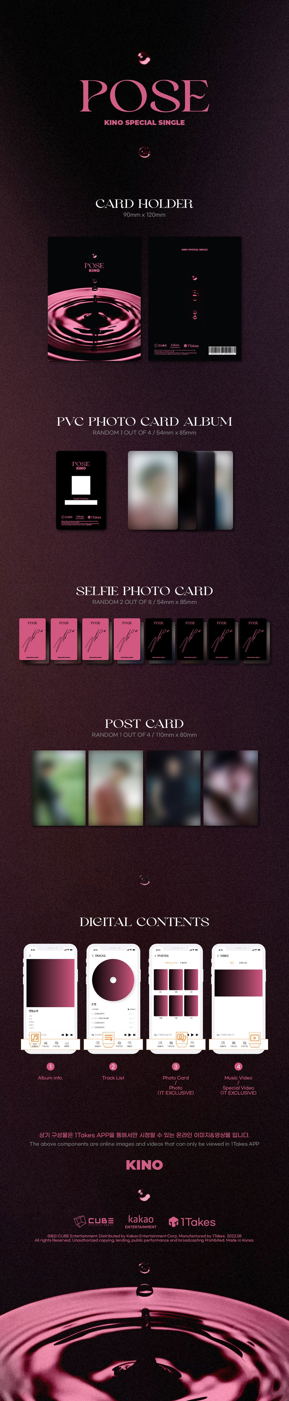 KiHNO (PENTAGON) - POSE / Special Single Album (Platform Ver.) detail 3