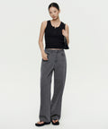 MUSINSA STANDARD WOMAN MUSINSA STANDARD WOMAN Women's Wide Denim Pants (Gray)
