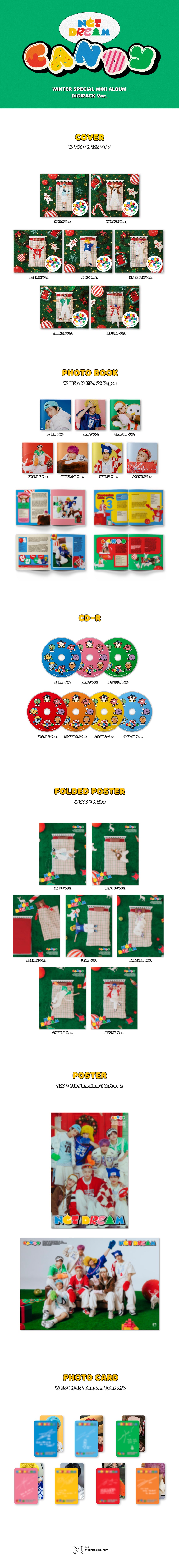 NCT DREAM - Candy / Winter Special Mini Album (Digipack Ver.) detail 3