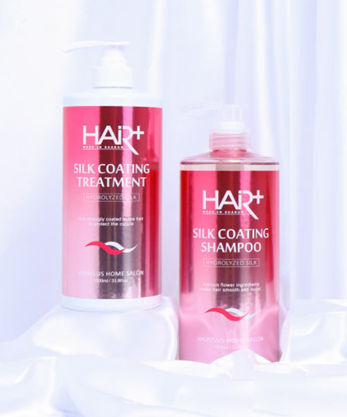HAIRPLUS Silk coating set (shampoo 1000ml + treatment 1000ml)