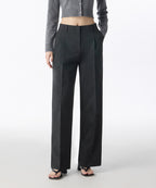 MUSINSA STANDARD WOMAN MUSINSA STANDARD WOMAN Slacks Charcoal Gray