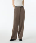 MUSINSA STANDARD WOMAN MUSINSA STANDARD WOMAN Slacks Waist Bandless [Light Brown]
