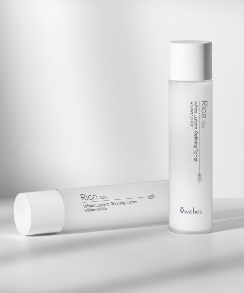 9WISHES [Radiance/2PACK] Rice 72 Refining Toner 150ml+150ml