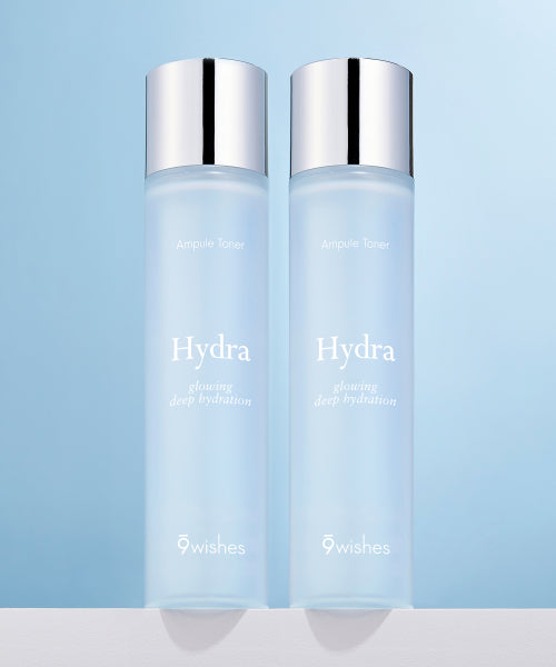 9WISHES [Moisture/2PACK] Hydra Ampoule Toner 150ml+150ml