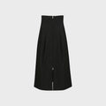 YCH HIGH-WAIST CORSET-STYLE SKIRT BLACK (F24SK5081BK)