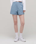 MUSINSA STANDARD WOMAN MUSINSA STANDARD WOMAN Women's Nylon Banding Shorts Blue Gray