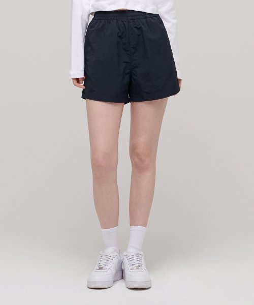 MUSINSA STANDARD WOMAN MUSINSA STANDARD WOMAN Women's nylon banding shorts [navy]