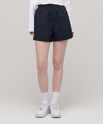 MUSINSA STANDARD WOMAN Women's nylon banding shorts [navy]