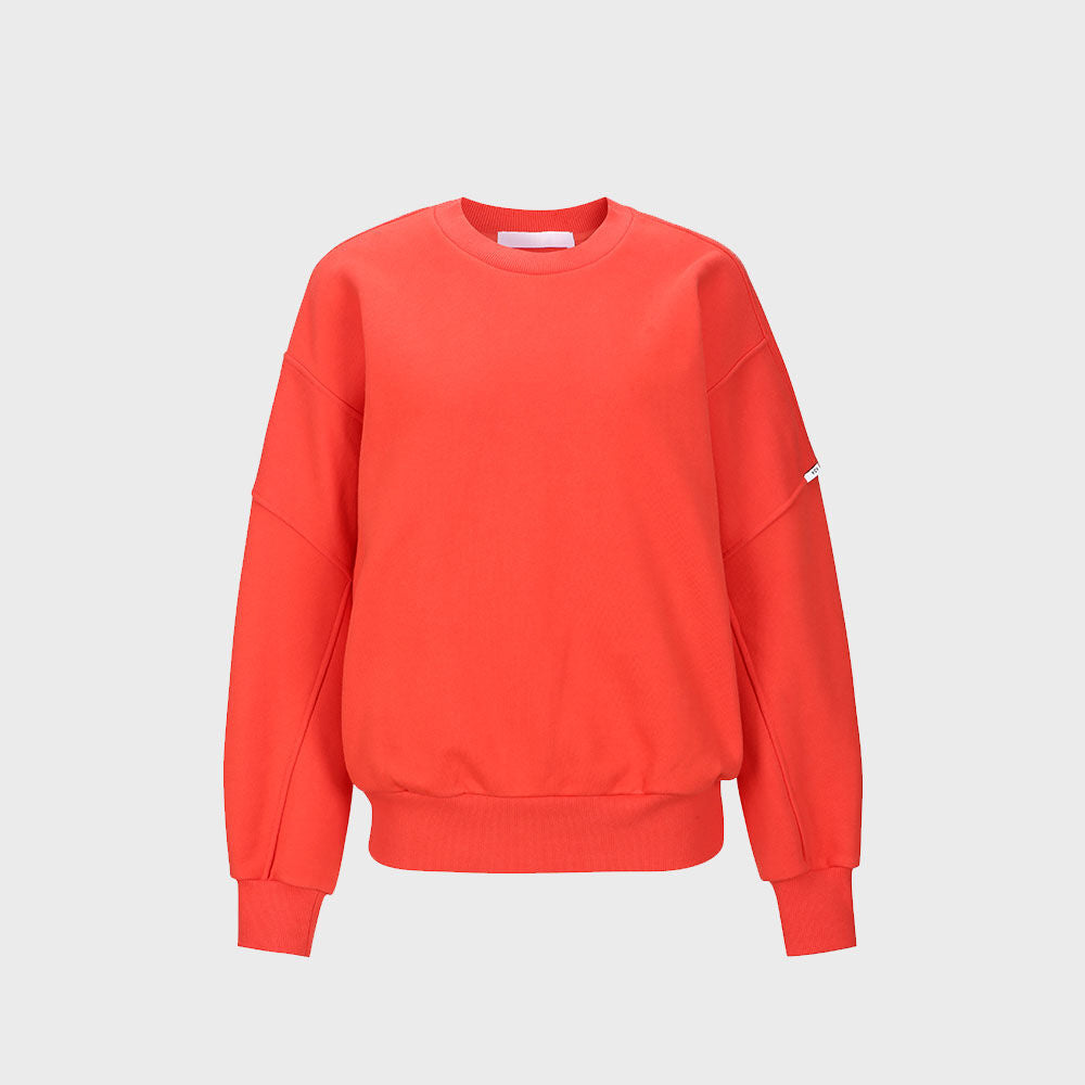 YCH MASCULIN FEMININ-PRINT SWEATSHIRT RED (W23TO901RD)