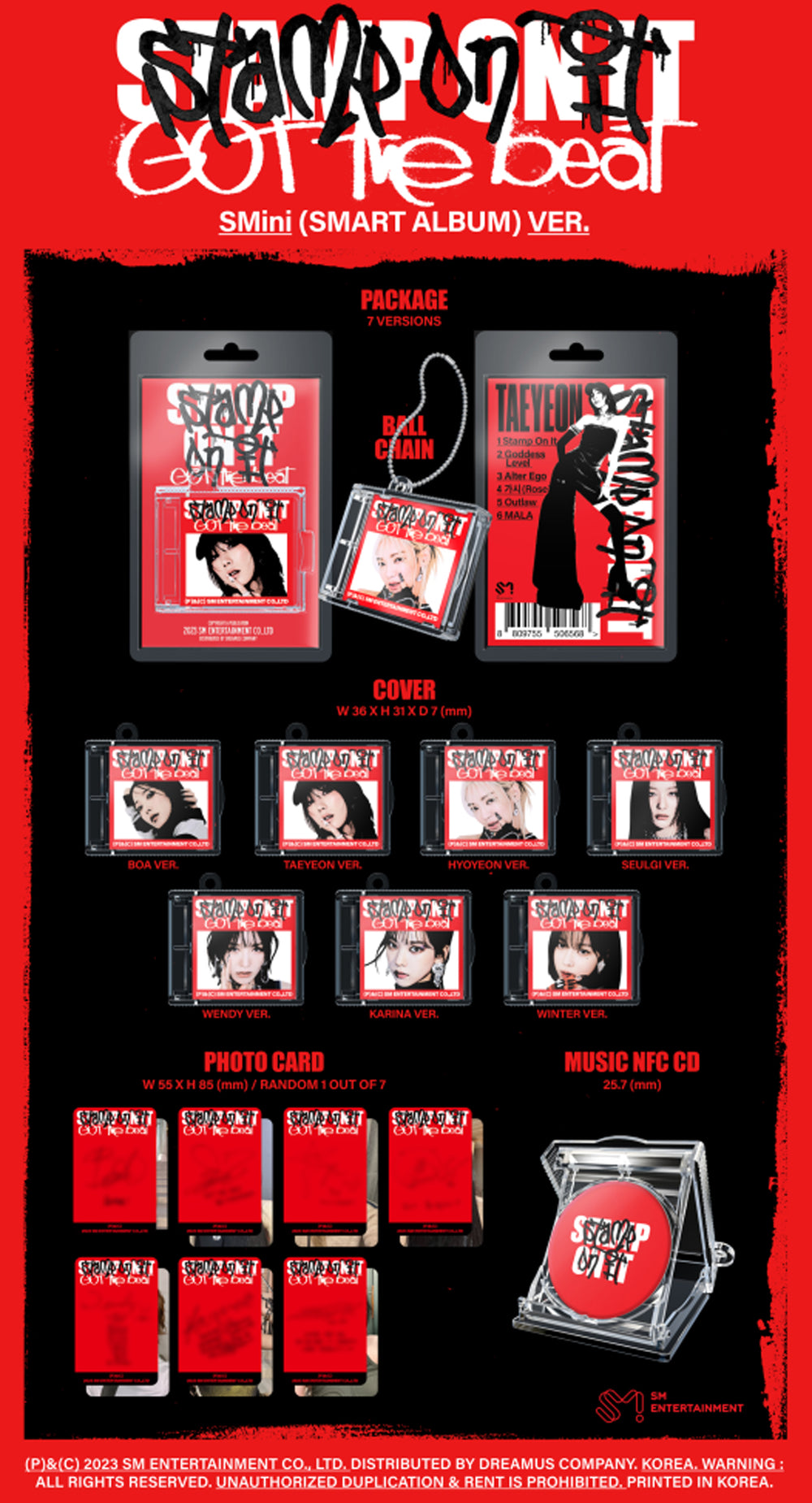 GOT the beat - Stamp On It / 1st Mini Album (SMini Ver.) detail 3