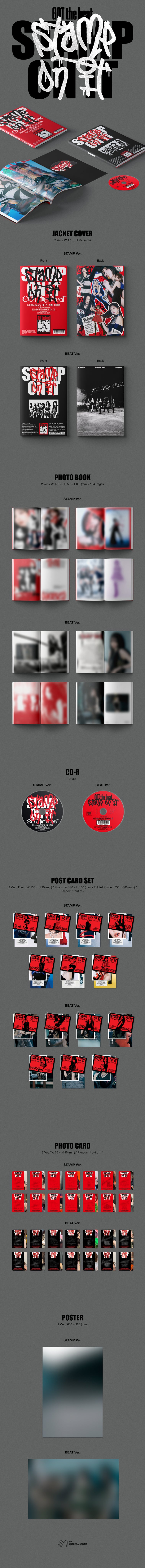 GOT the beat - Stamp On It / 1st Mini Album detail 3
