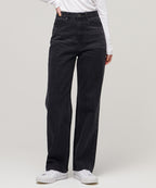 MUSINSA STANDARD WOMAN MUSINSA STANDARD WOMAN Women's Straight Denim Pants (Washed Black)