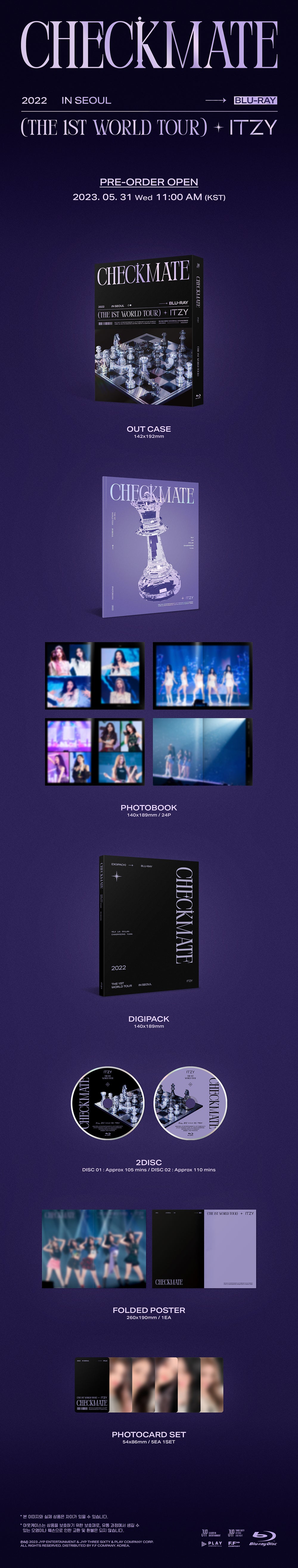 ITZY - 2022 ITZY THE 1ST WORLD TOUR in SEOUL (Blu-ray) detail 2
