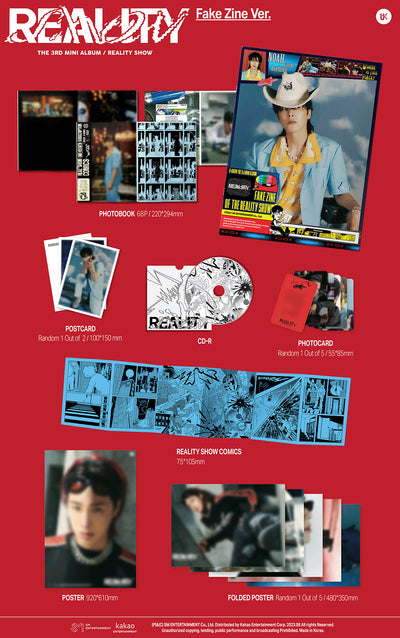 U-KNOW - Reality Show / 3rd Mini Album (Fake Zine Ver.)