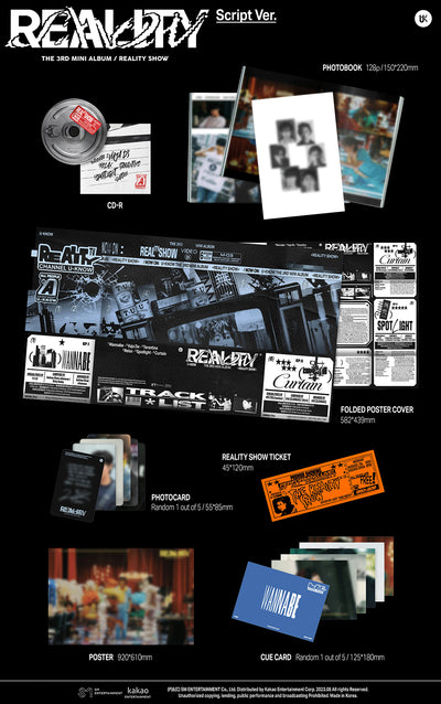 U-KNOW - Reality Show / 3rd Mini Album (Script Ver.)